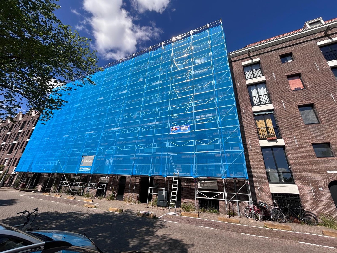 Kitbedrijf de Blok, gevelproject in Amsterdam